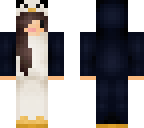 edited penguin girl