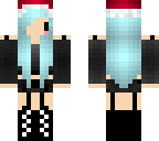 emo xmas girl