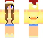 fabochick with santa hat