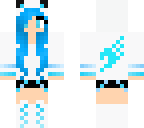fairy tail light blue panda girl