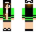 green tomboy girl
