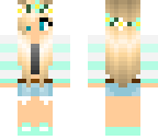 mint flower crown