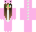 pink dino onsie