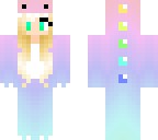 rainbow dino girl