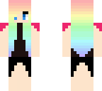 rainbow goth gal