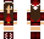 santa girl with plain hair
