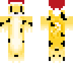 santa hat cheetah