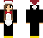 santa penguin onsie