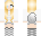 white grey wolf girl
