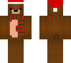 christmas brown bear