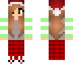 christmas pajama girl