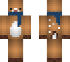 deer in blue scarf