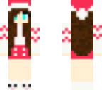 minecraft santa girl
