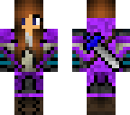 purple assassin girl