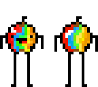 rainbow apple