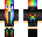 rainbow creeper girl