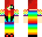 red head rainbow