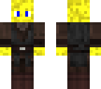 sponge in a jedi outfit