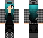 tiny edit blue hair tomboy