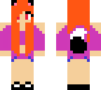 wolf girl with orange hair