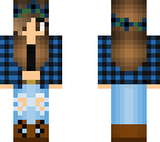 bleu flower girl