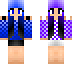 blue and purple gurl