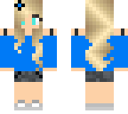 blue girl