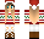 cutie christmas girl skin