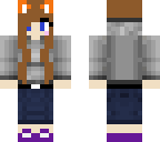 edited casual fox girl