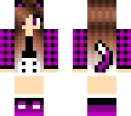 fixed purple kitty girl