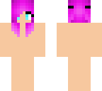girl skin base with pink hair