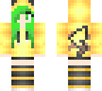 pikachu girl green hair