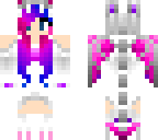 pink and purple dragon girl