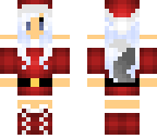 santa wolf girl