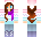 simple winter girl