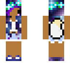 black chibi galxey hair