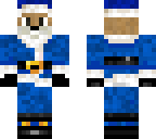 blue christmas fox