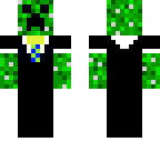 creeper in party tux
