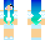 cute blue girl