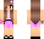 girl with pink dress