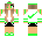 green cool girl