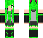 green hatsune miku 