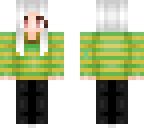 human and girl asriel from undertale