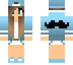 mustache girl