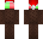 red and green christmas treat