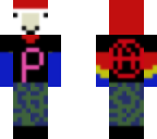 scarlet macaw with clothes