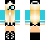 teal nerd tomboy