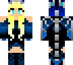 blue dragongirl