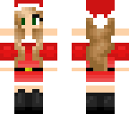 christmas girl green eyes skin