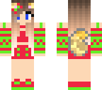 christmas wolf girl